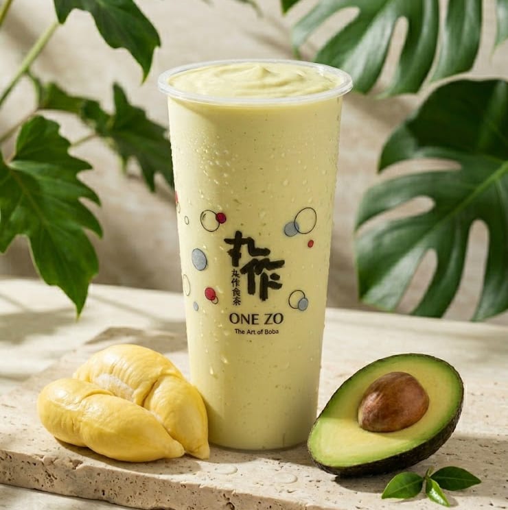 Avocado Durian Smoothie.