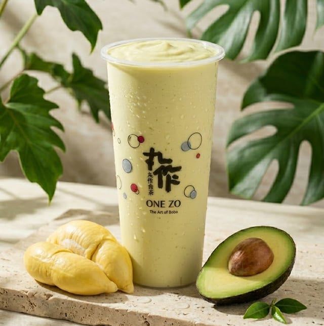 Avocado Durian Smoothie.