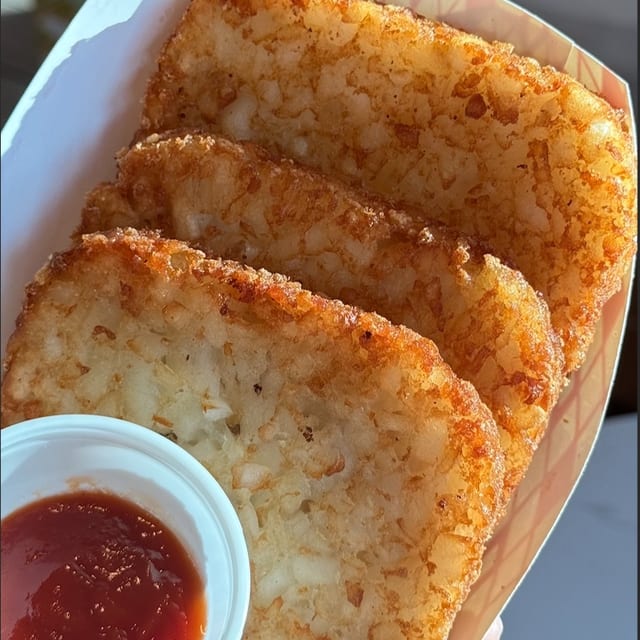 Fried Hash Brown (3pcs).