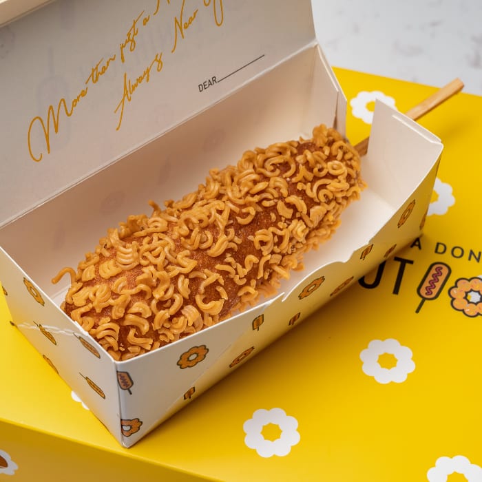 Crispy Ramen Mozzarella.