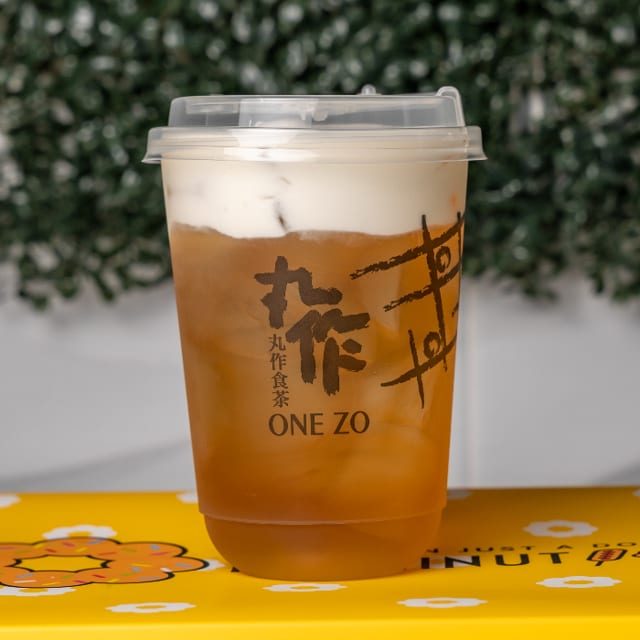 Milk Foam Oolong Tea.